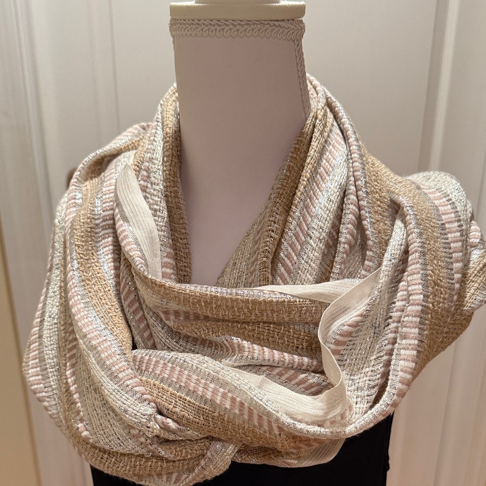 Apt9  Neutral Beige Infinity Scarf